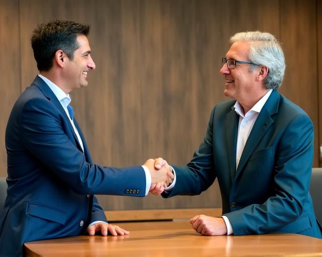 Professionisti che discutono in modo amichevole e costruttivo